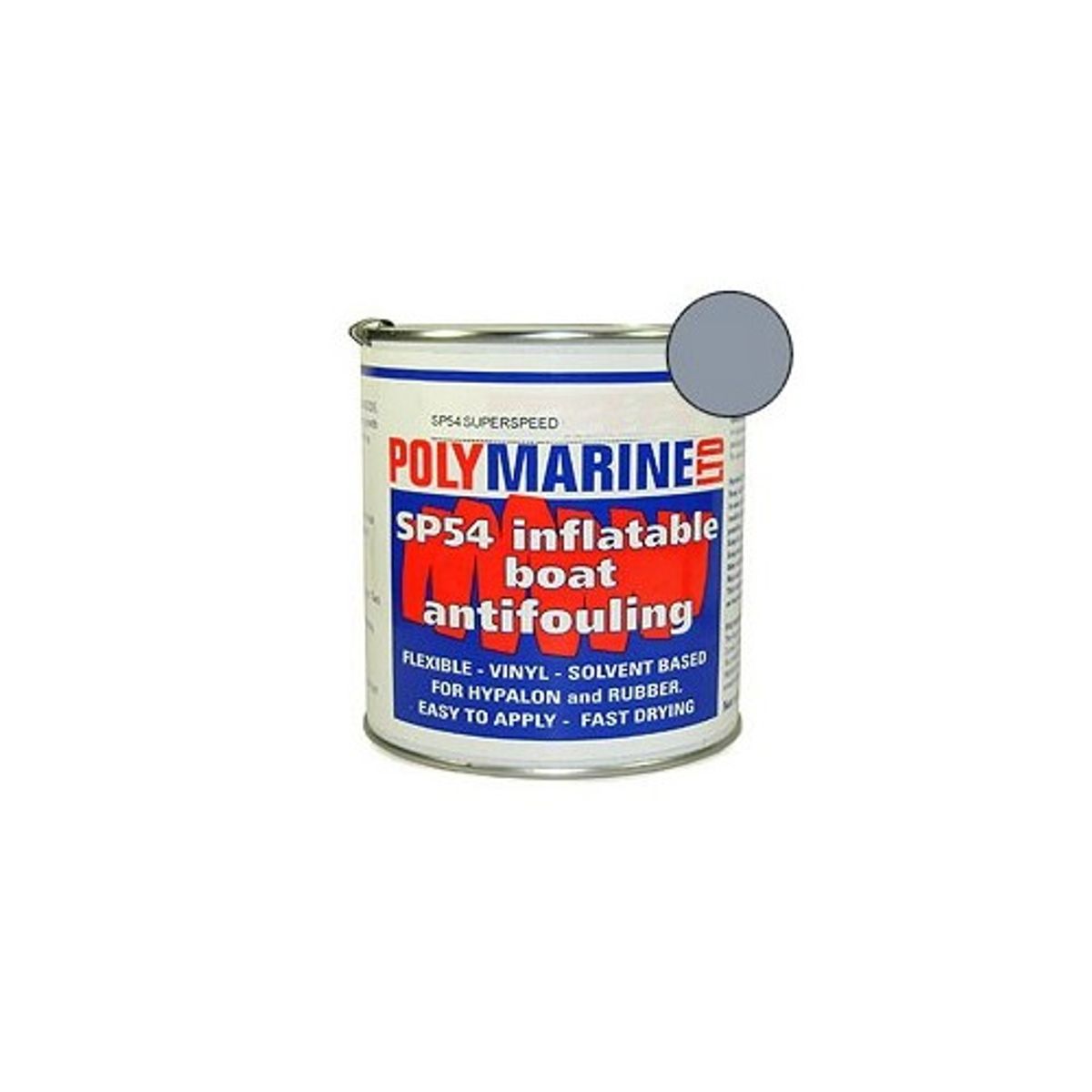 Polymarine SP54 Hypalon Antifouling Paint Grey (1 Litre) 5-81272