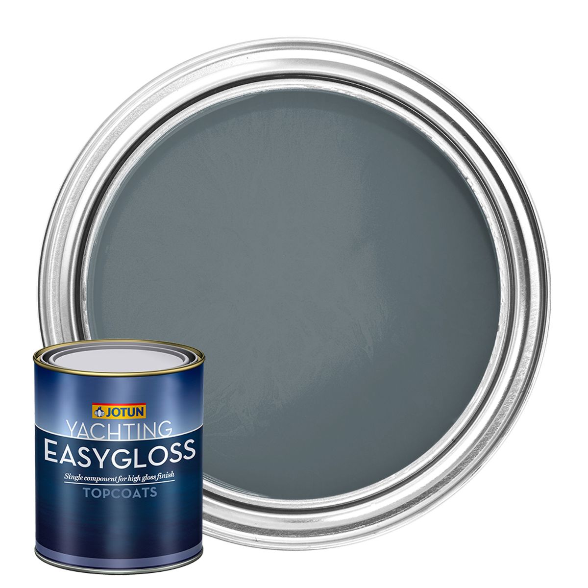 Jotun Leisure EasyGloss Topcoat Paint in Libra Grey (1 Litre) 5-83066/1.0