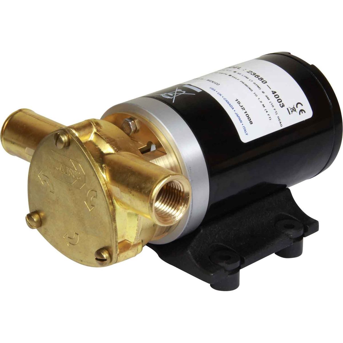 Jabsco 23680-4003 Water Puppy Electric Motor Pump (12V / 25mm Hose) 504432