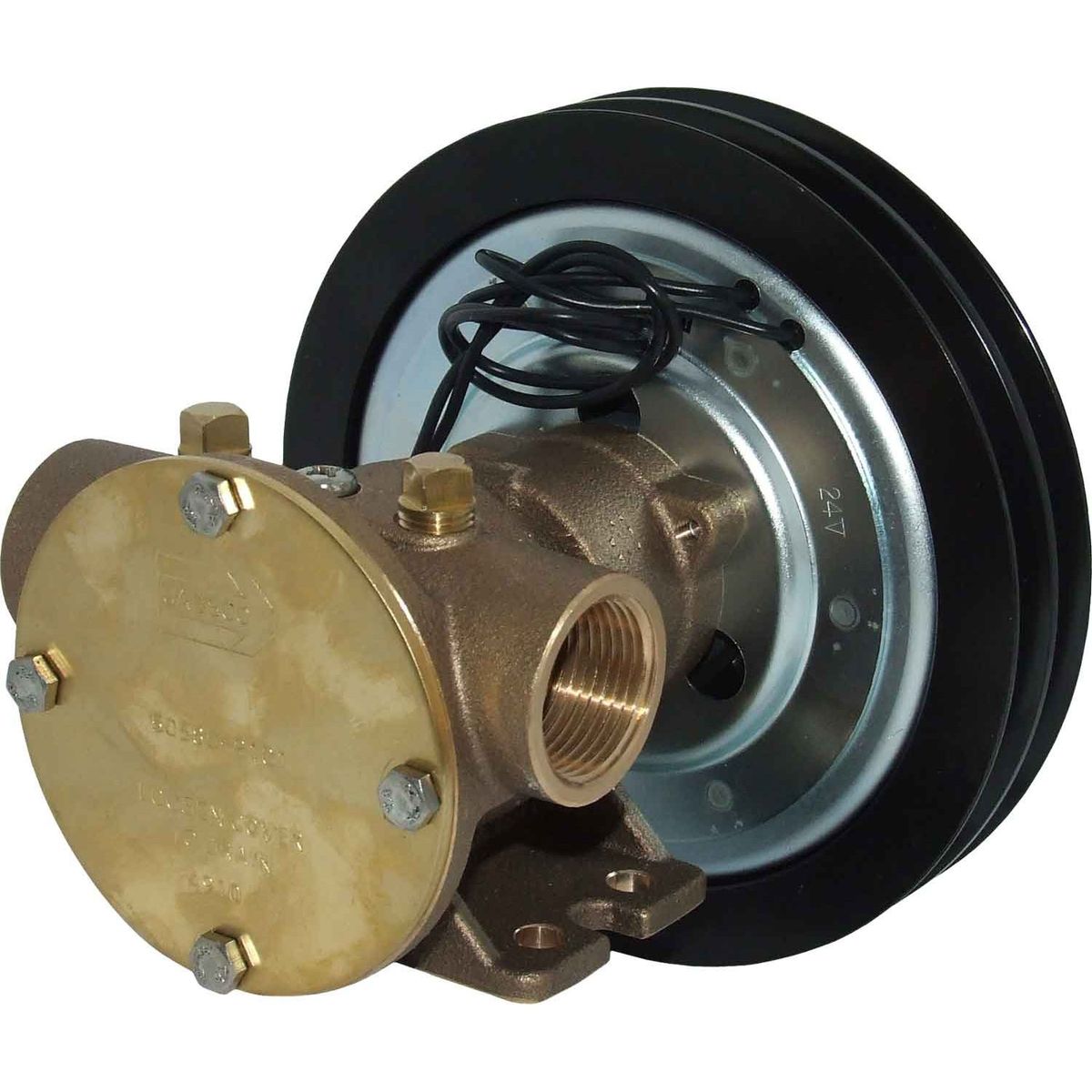 Jabsco 50580-2001 Bronze Clutched Pump (12V / 1" BSP / 13mm Pulley) 505230