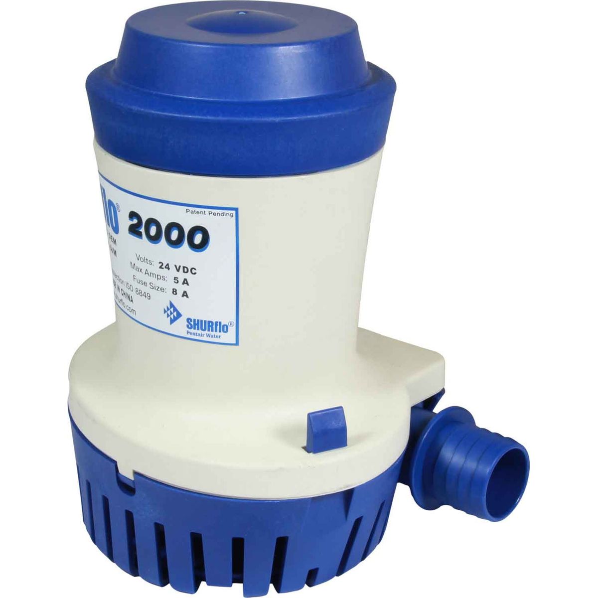 SHURflo 2000 Submersible Bilge Pump (24V / 126 LPM / 28mm Hose) 509573