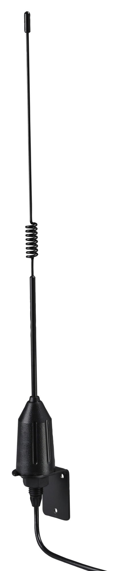 Shakespeare Black AM/FM Antenna 0.48m S/S Bracket 8m RG58, Motorola Plug