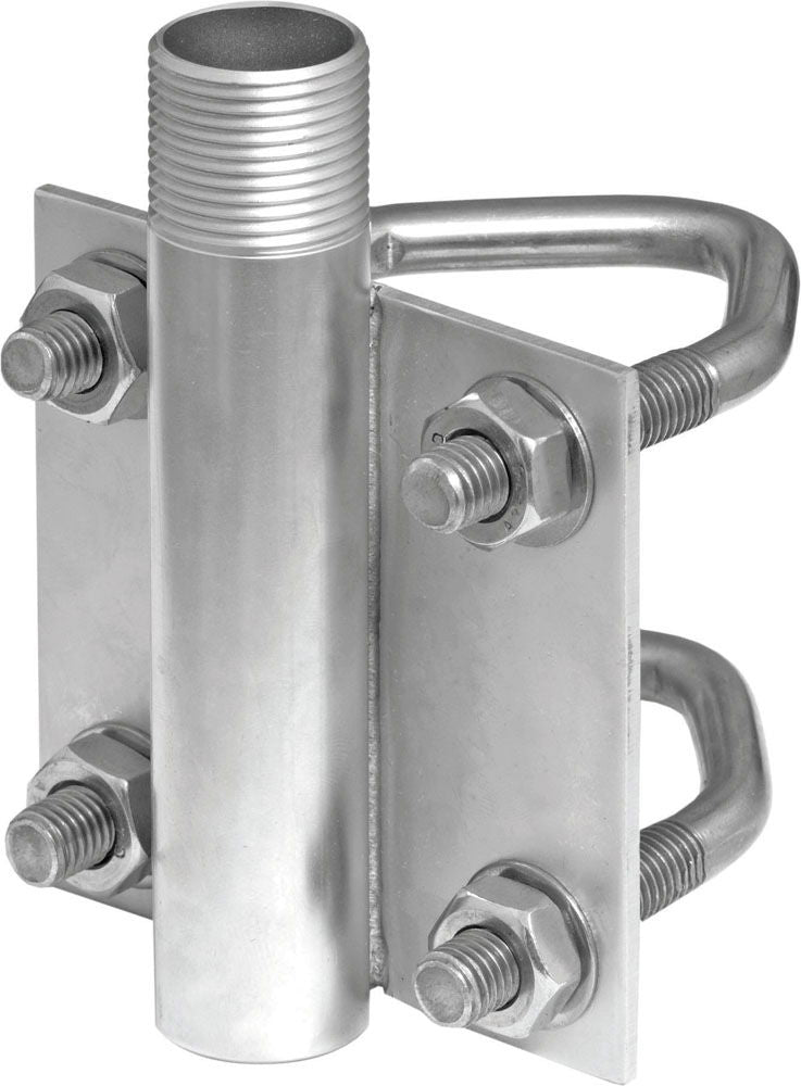 Shakespeare Mast/Pole Bracket 1"-14 mount & U bolts - Stainless Steel