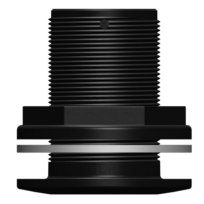 TruDesign Skin Fitting Domed 2” BSP Black
