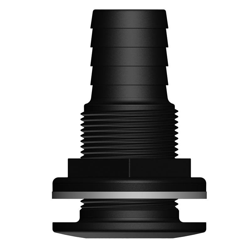 TruDesign Skin Fitting with Hose Tail 32mm 1¼” BSP Black