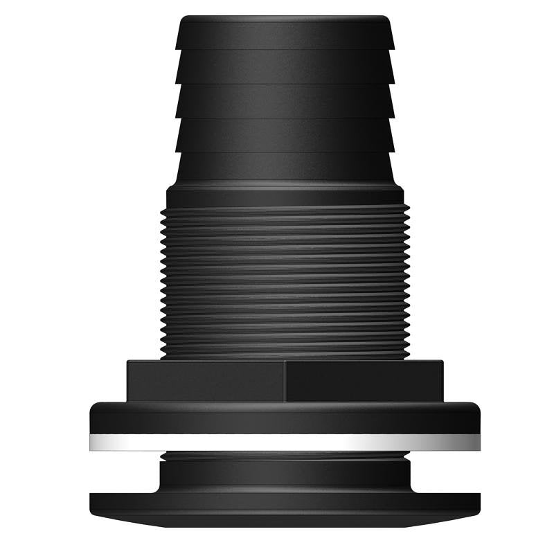 TruDesign Skin Fitting with Hose Tail 50mm 2” BSP Black