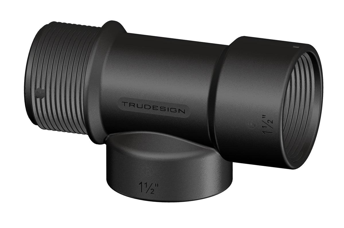 TruDesign T-Piece Threaded 1½" BSP M-F-F