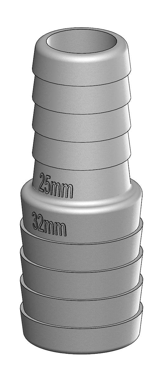 TruDesign Reducer 32–25mm White
