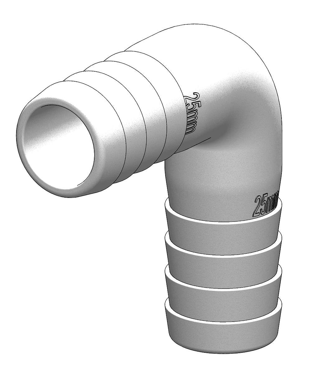 TruDesign 90° 25mm White