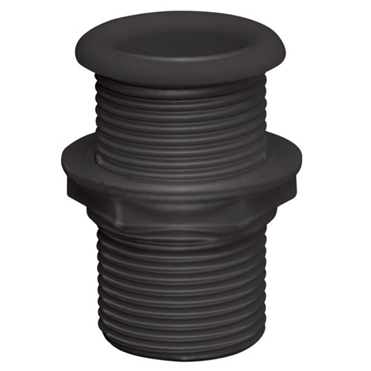 Can Plastic Drain Socket Large (25mm Diameter / Black)