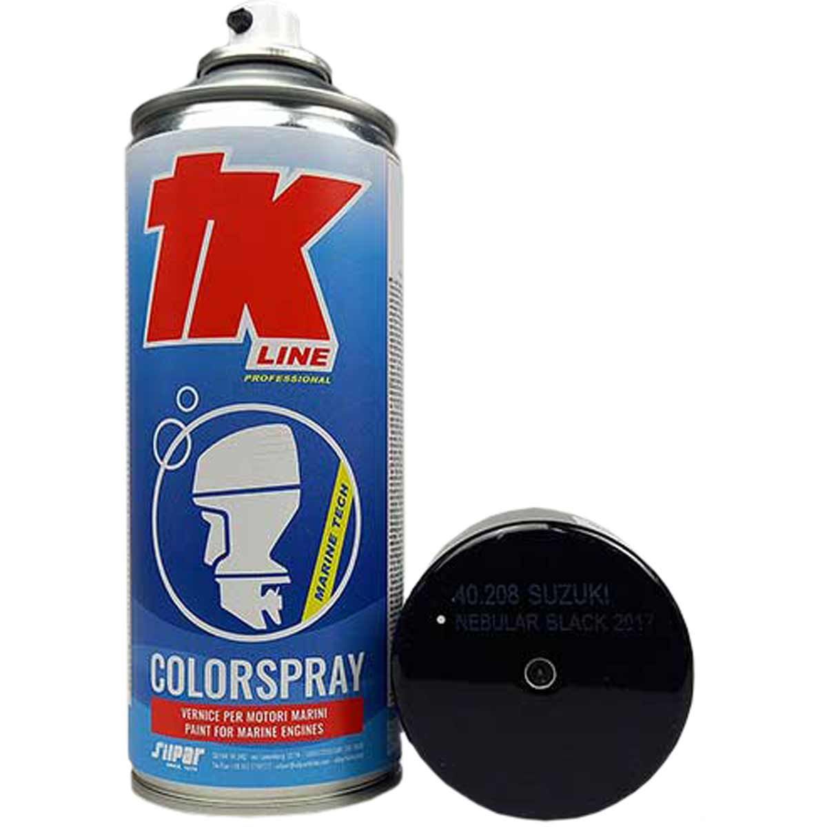 TK Colorspray Marine Engine Paint (Suzuki Nebular Black 2017 / 400ml) 6-40101/1