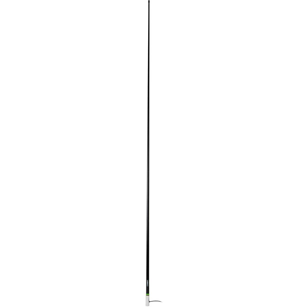 Scout KS-43 6db VHF Fibreglass Antenna 2.4M (8') with 6M Cable (Black)
