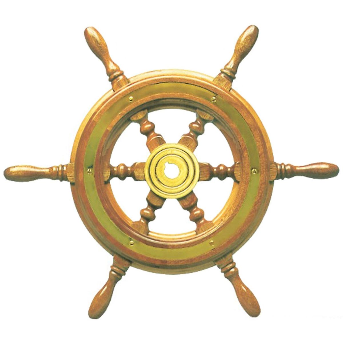 Osculati Wooden Spoked Steering Wheel (490mm) 610116