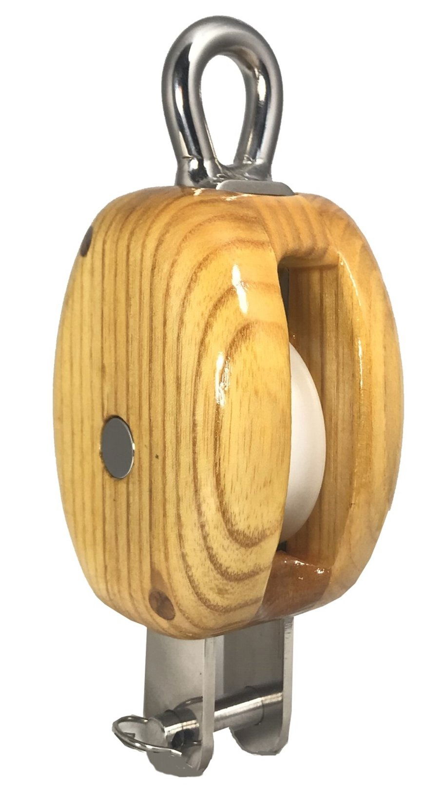 Single Ash Block with Bow & Becket 8-10mm (10N1+)