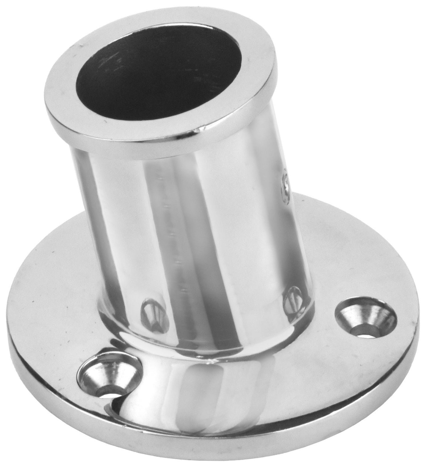 Meridian Zero Flag Pole Socket 6° off Vertical - Mirror Polish