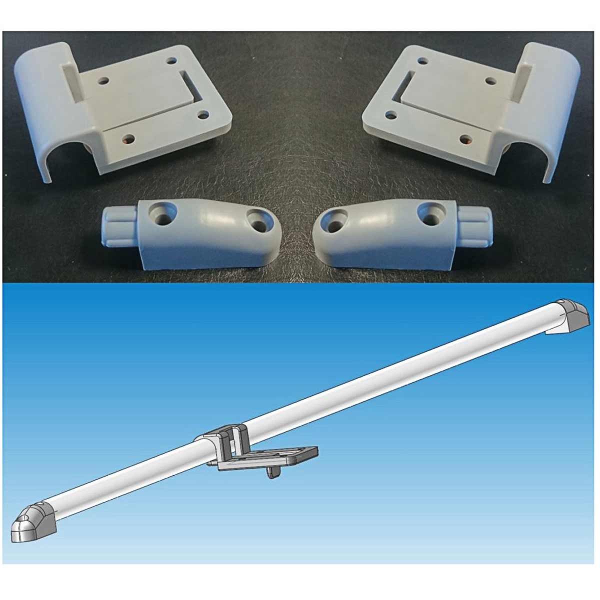 AG Sliding Table Rail Kits with 950mm Bar (Pack of 20) 6812440