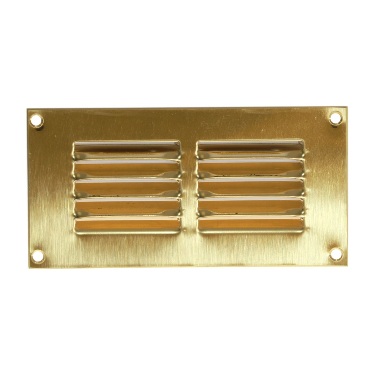 AG Return Air Grill Vent Polished Brass (6" x 3") 7-30020