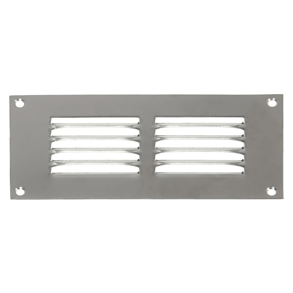 AG Return Air Grill Vent Polished 430 Stainless Steel (6" x 3") 7-30070