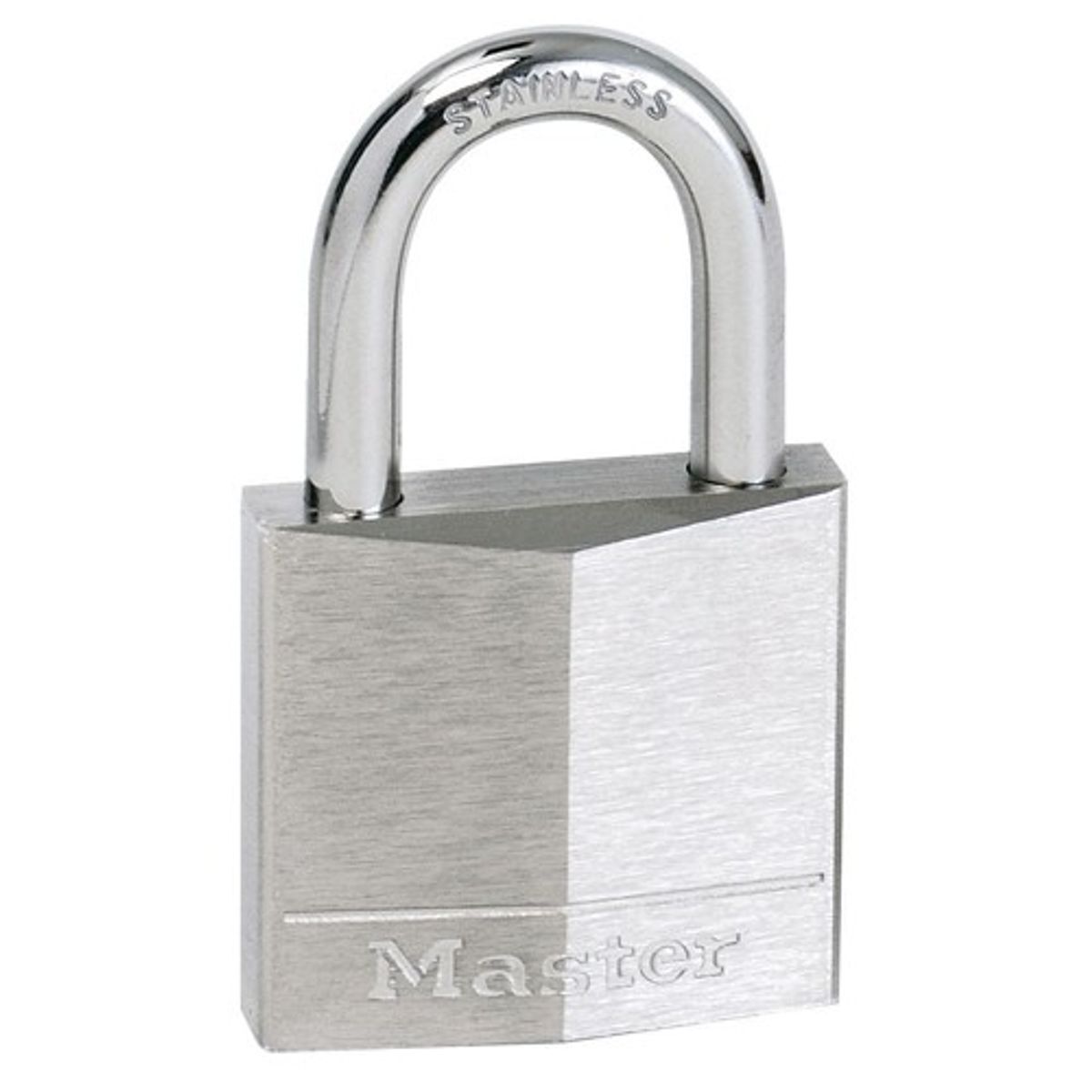 Masterlock Nickel Brass Padlock with Stainless Steel Shackle 40mm 7-39031