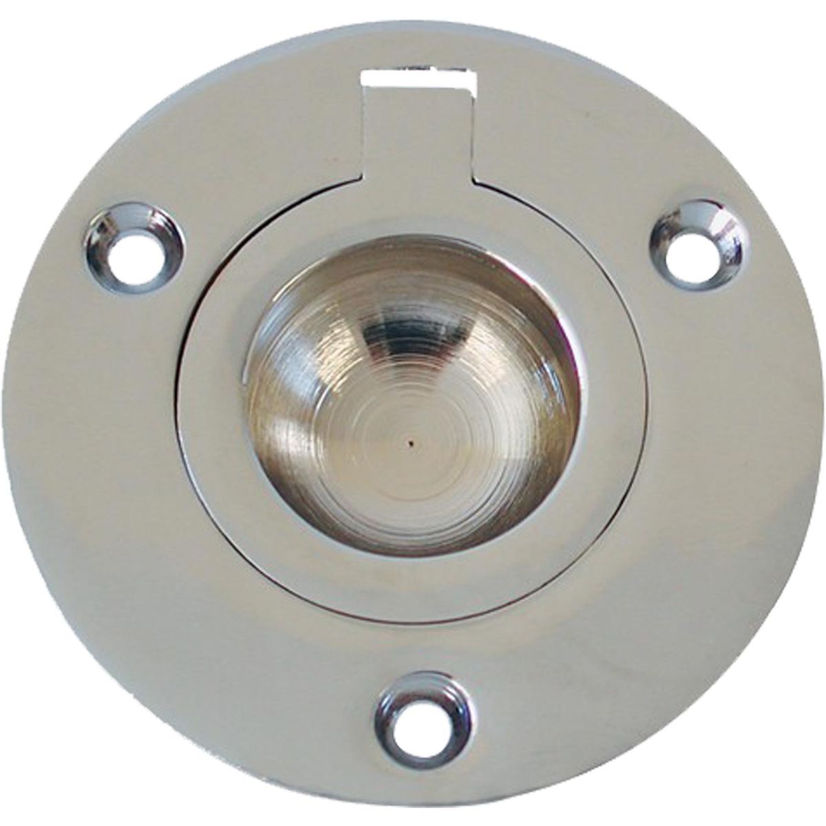 Chrome Plated Brass Round Ring Pull (51mm Diameter) 7-76007