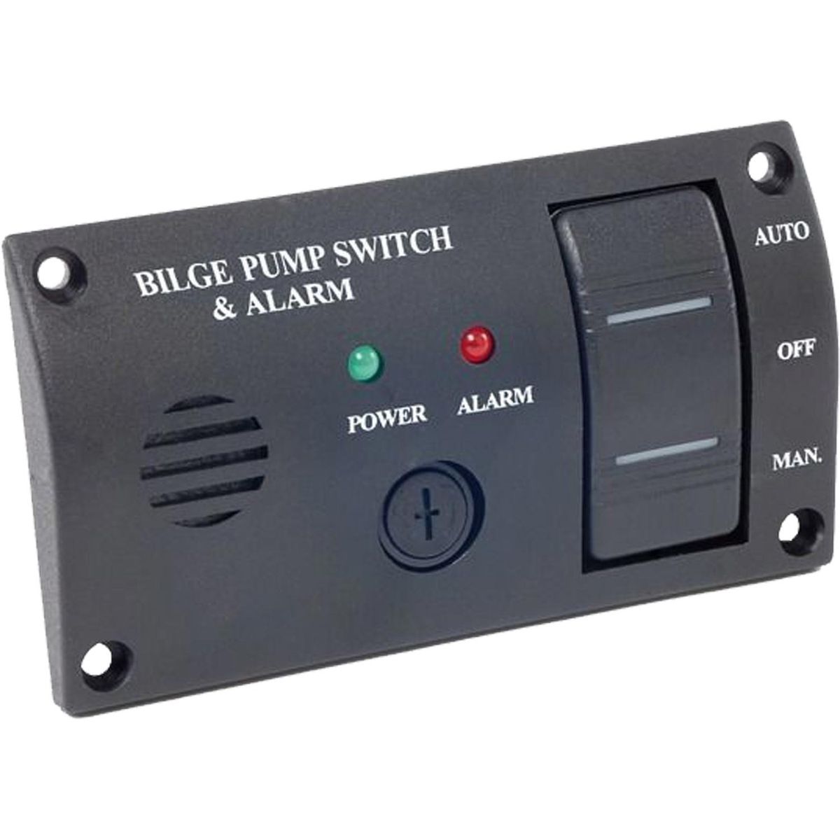Osculati 3 Way Bilge Pump Switch Panel with Alarm (12V & 24V) 710264
