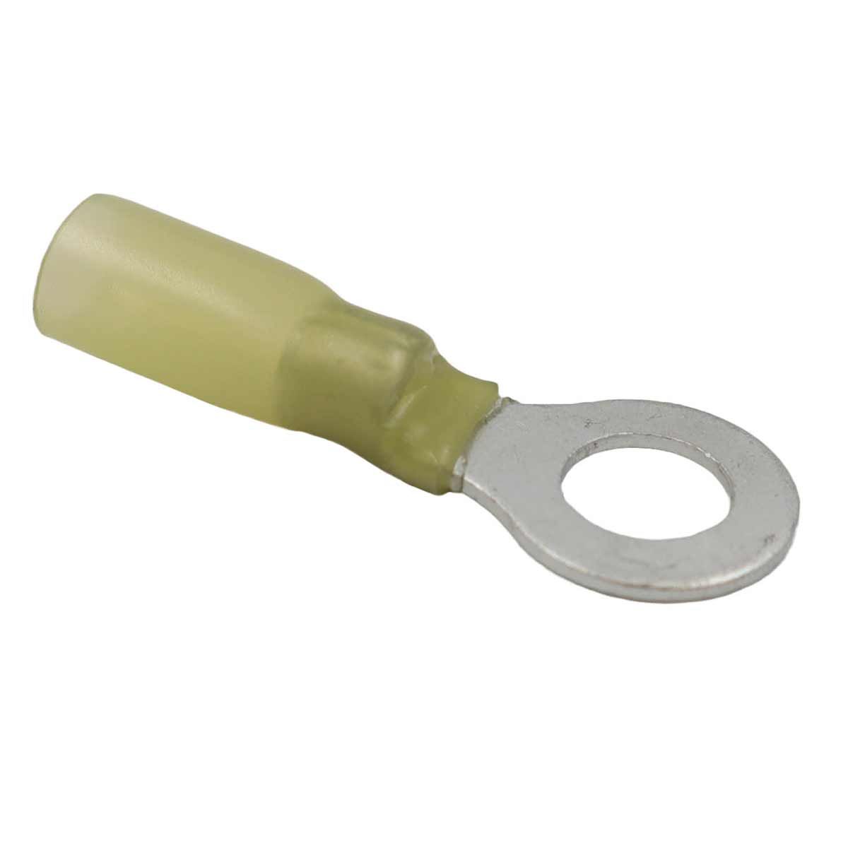 AMC Yellow Heat Shrink Ring Terminal (8.4mm ID / 100 Pack) 712153