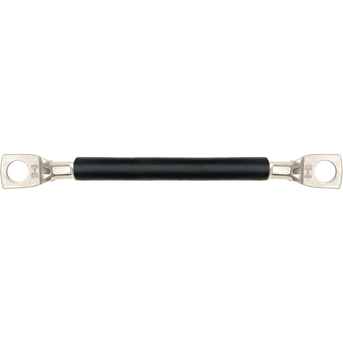 AMC Battery Connector Lead with 8mm Ring Terminals (450mm Long, Black)