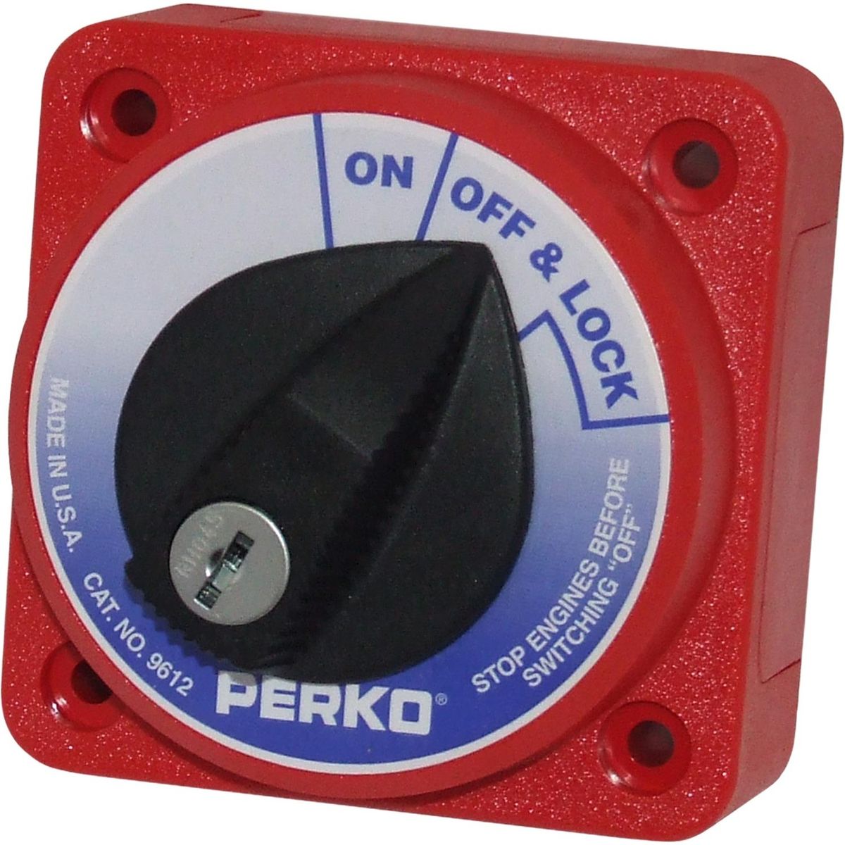 Perko Compact Battery Isolator 315A with Lock (12-32V) 714669