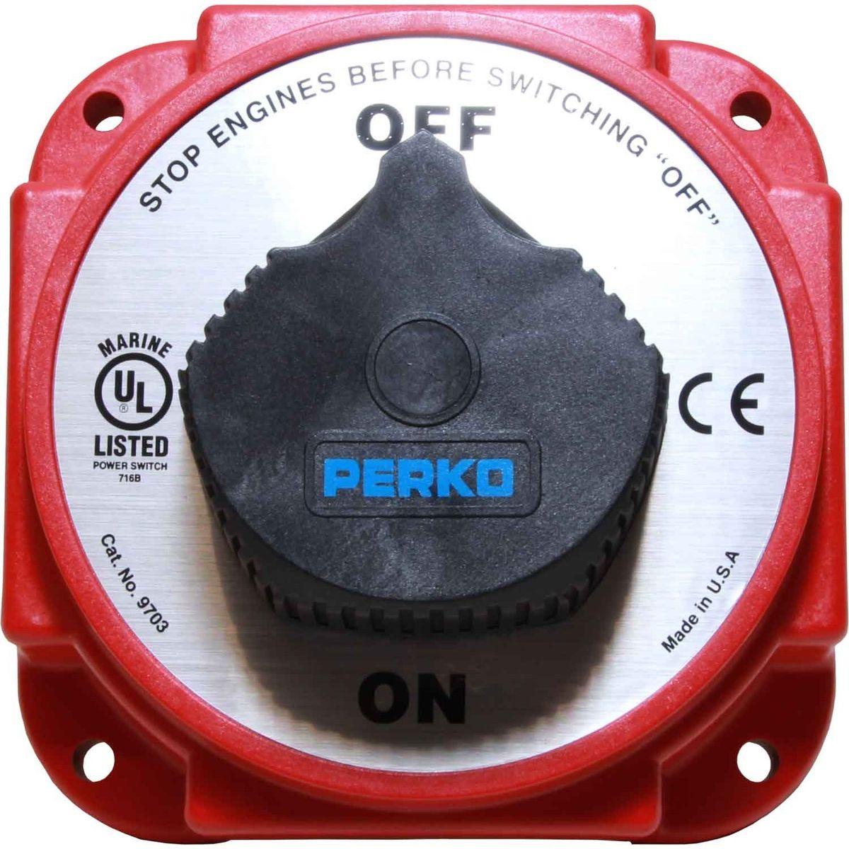 Perko Heavy Duty Alternator Disconnect Battery Isolator 450A (12-32V) 714697