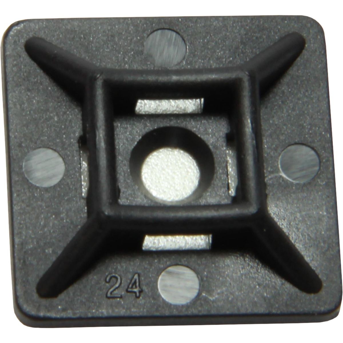 AMC Cable Tie Fixing Bases in Pack of 25 (3.6mm Strap) 715039