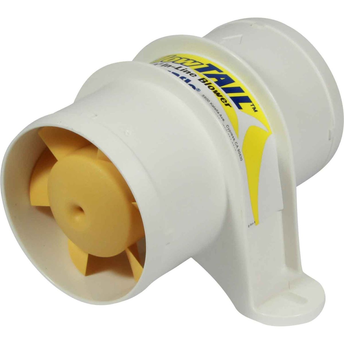 SHURflo YellowTail In-Line Blower (12V / 76mm Ducting Hose) 716750