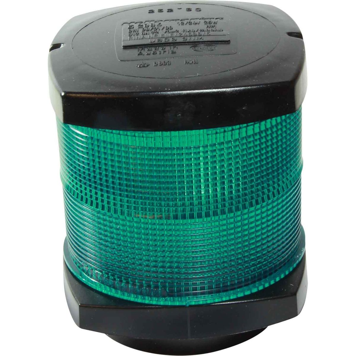Hella 2984 All Round Green Navigation Light (Black Case / 12V / 25W) 721109