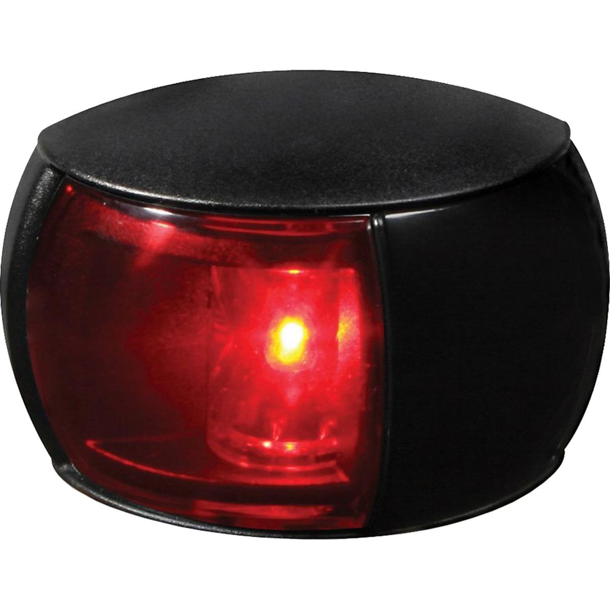 Hella Compact NaviLED Port Red LED Navigation Light (Black) 721222