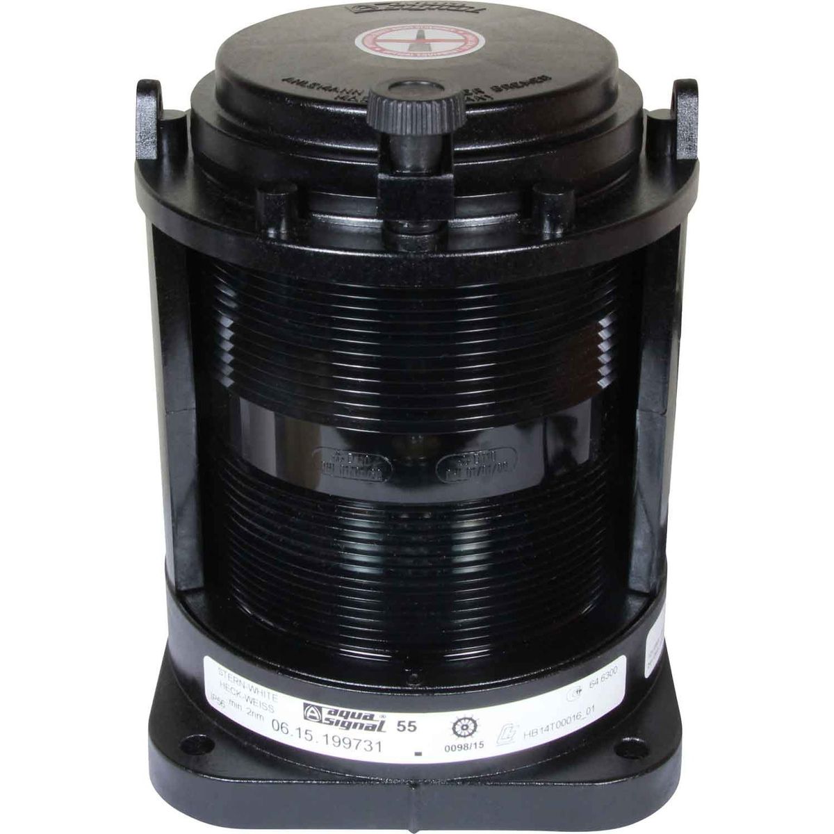 Aqua Signal 55 Stern White Navigation Light (Black Case / 24V / 25W) 721553-24