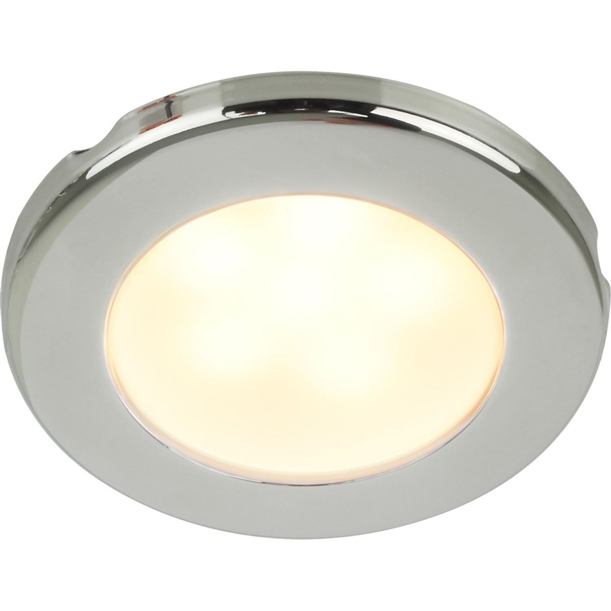 Hella EuroLED 75 Light with Stainless Steel Rim (Warm White / 12V) 724967