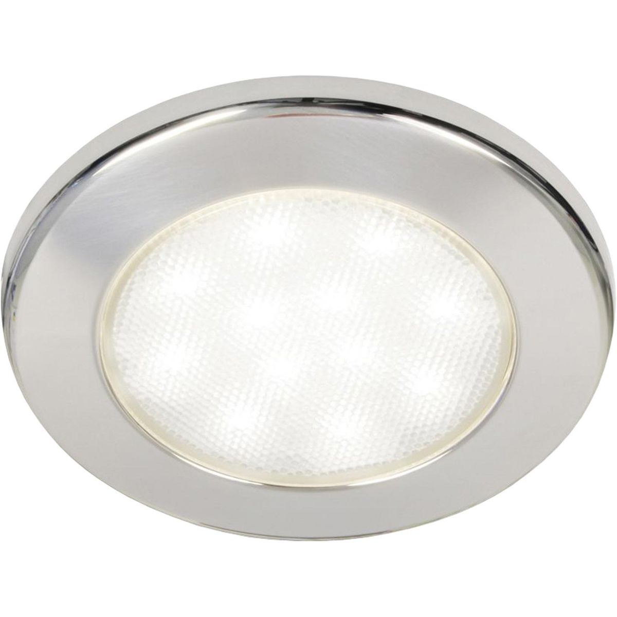 Hella EuroLED 115 Recess Light with Stainless Steel Rim (White) 724973