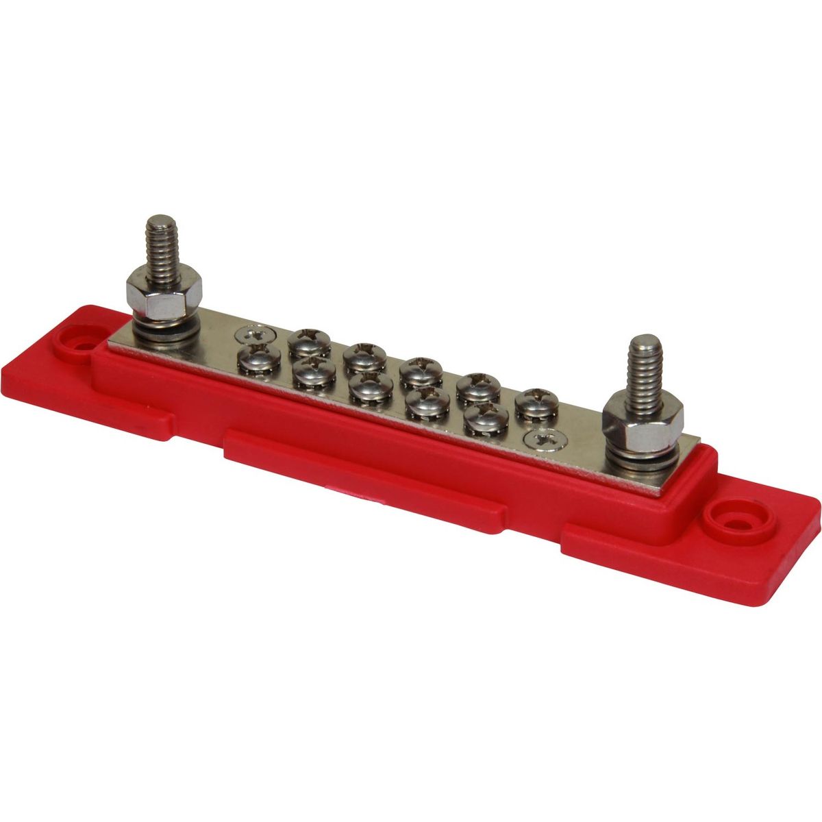 VTE Red Power Distribution Busbar (2 x 1/4" Posts) 729252