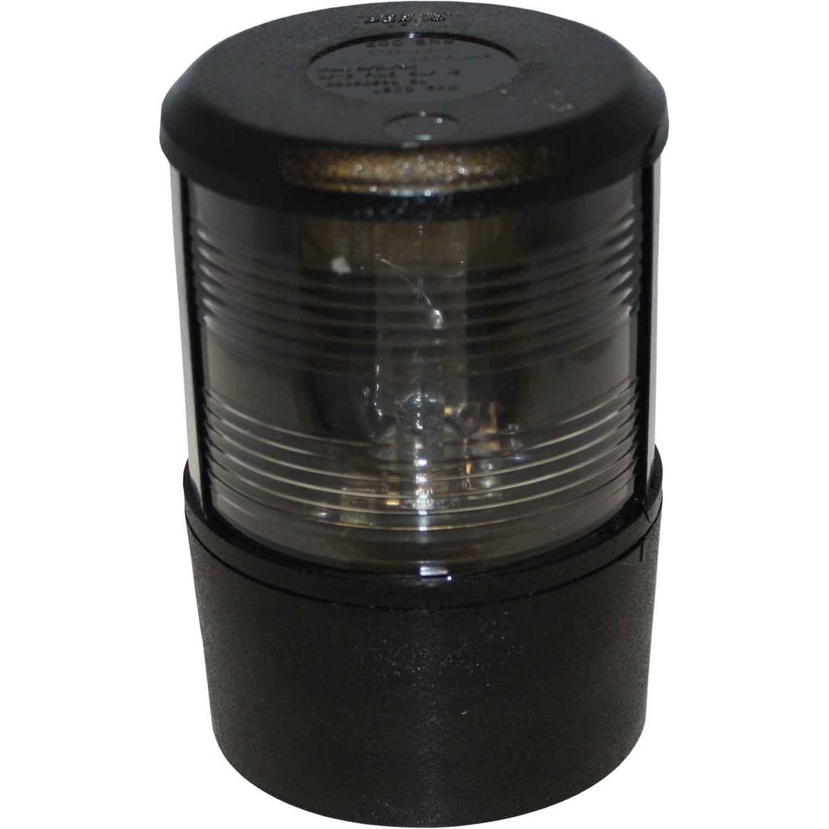 Perko 0200 Base Mount Stern White Navigation Light (Black / 24V / 10W) 730003-24