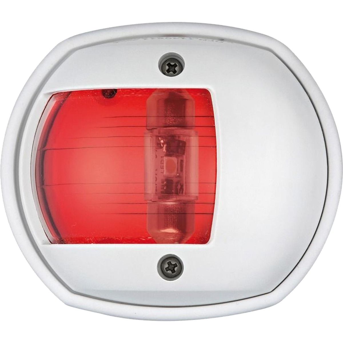 Osculati Port Red LED Navigation Light (12V / White Case) 731711