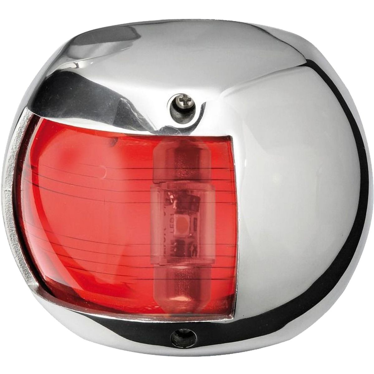 Port Red LED Navigation Light (Compact / Stainless Case / 12V) 731721