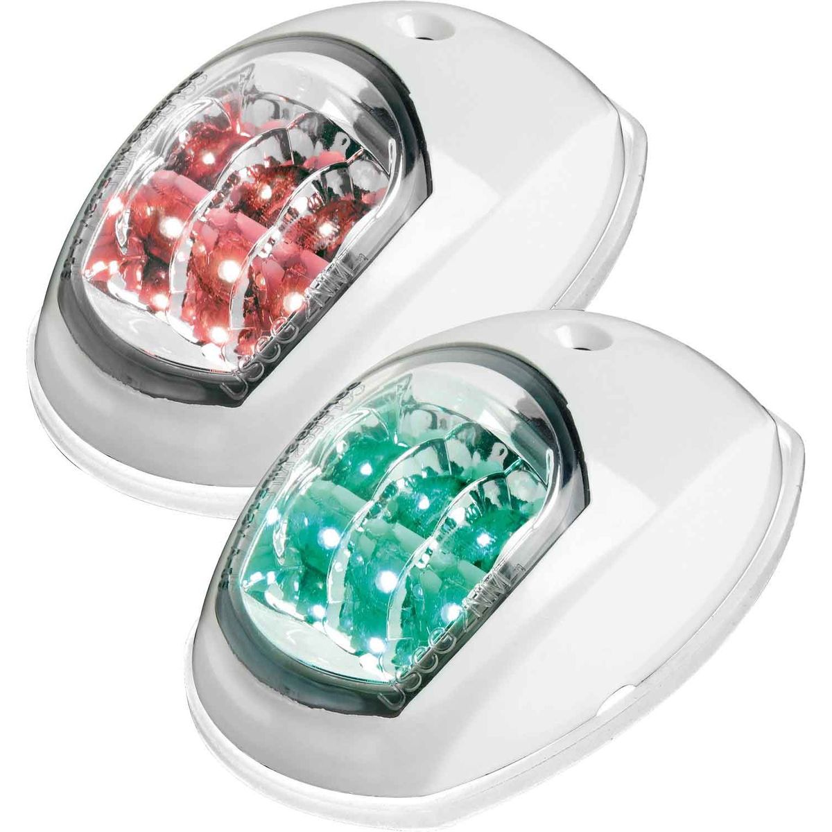 LED Starboard & Port Navigation Lights (White Case / 12V) 731850