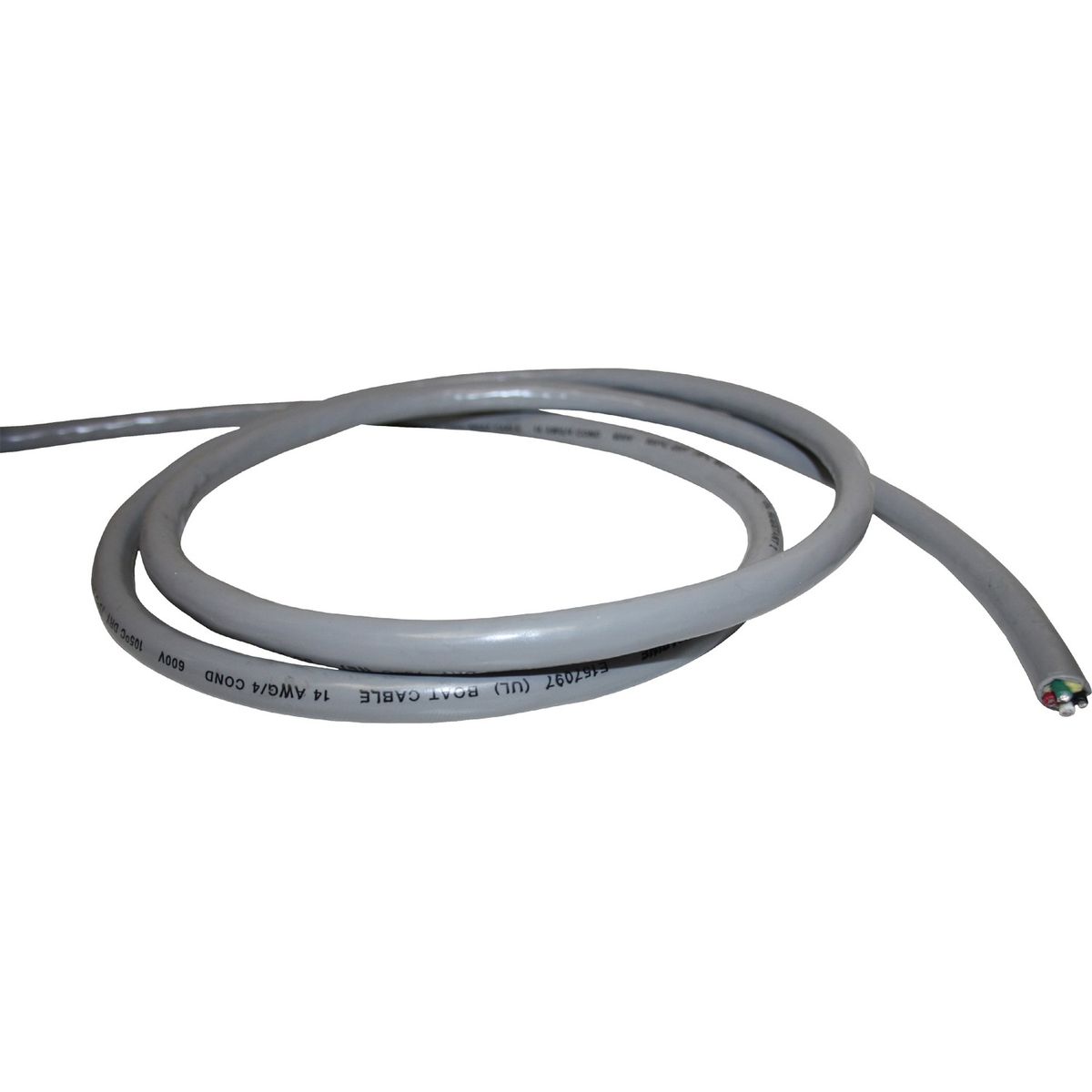 UL Certified Four Core Tinned Round Cable (14AWG / 10 Metre Coil) 733411-E