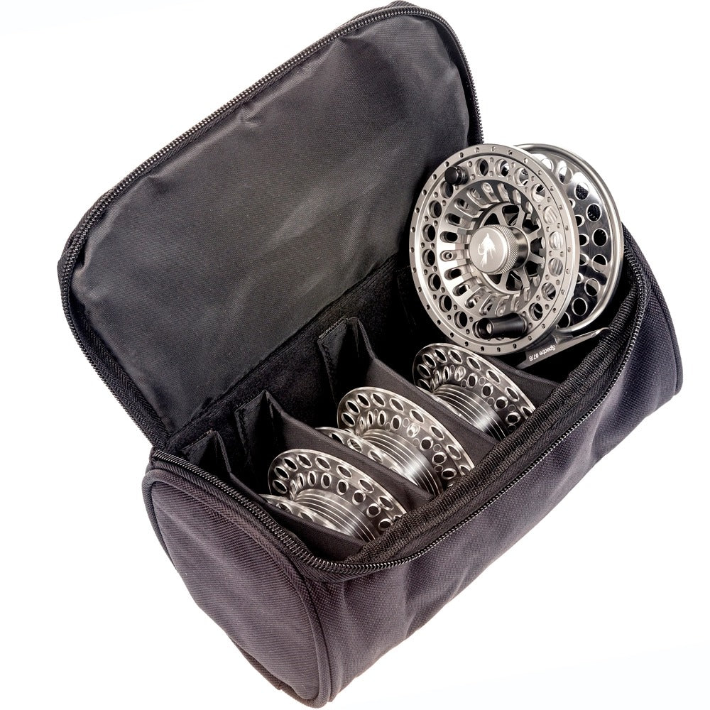 Snowbee Spectre Cassette Fly Reel #7/8 Silver with Bag & 3 Spools