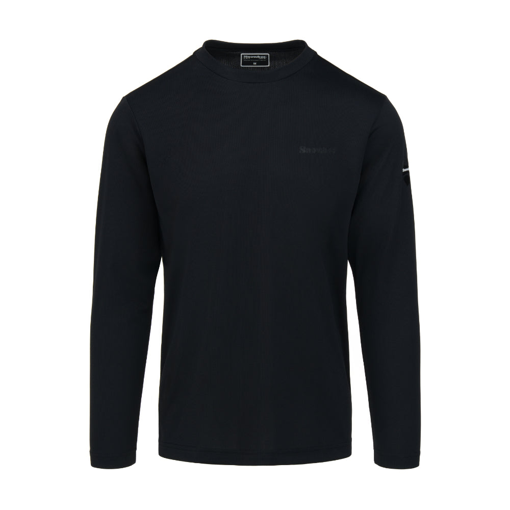 Snowbee Technical Long Sleeve Fishing T-Shirt - Black - XL