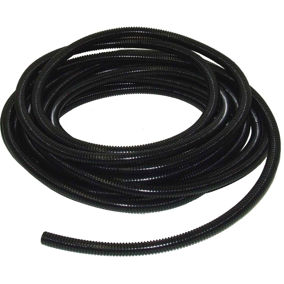 AMC Black Convoluted Wire Sleeving (10mm ID / 10 Metres) 735031