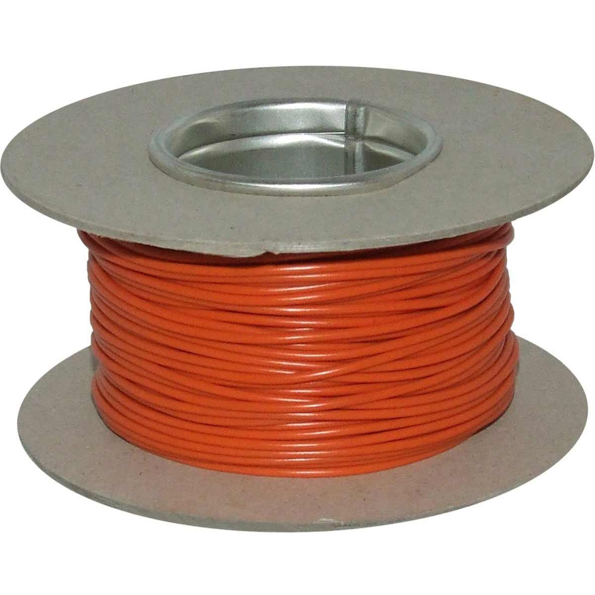 AMC 1 Core 2mm² Orange Thin Wall Cable (100m)