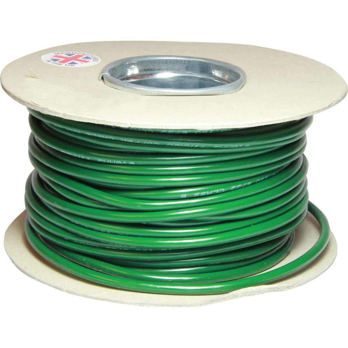 AMC 1 Core 3mm² Green Thin Wall Cable (100m)