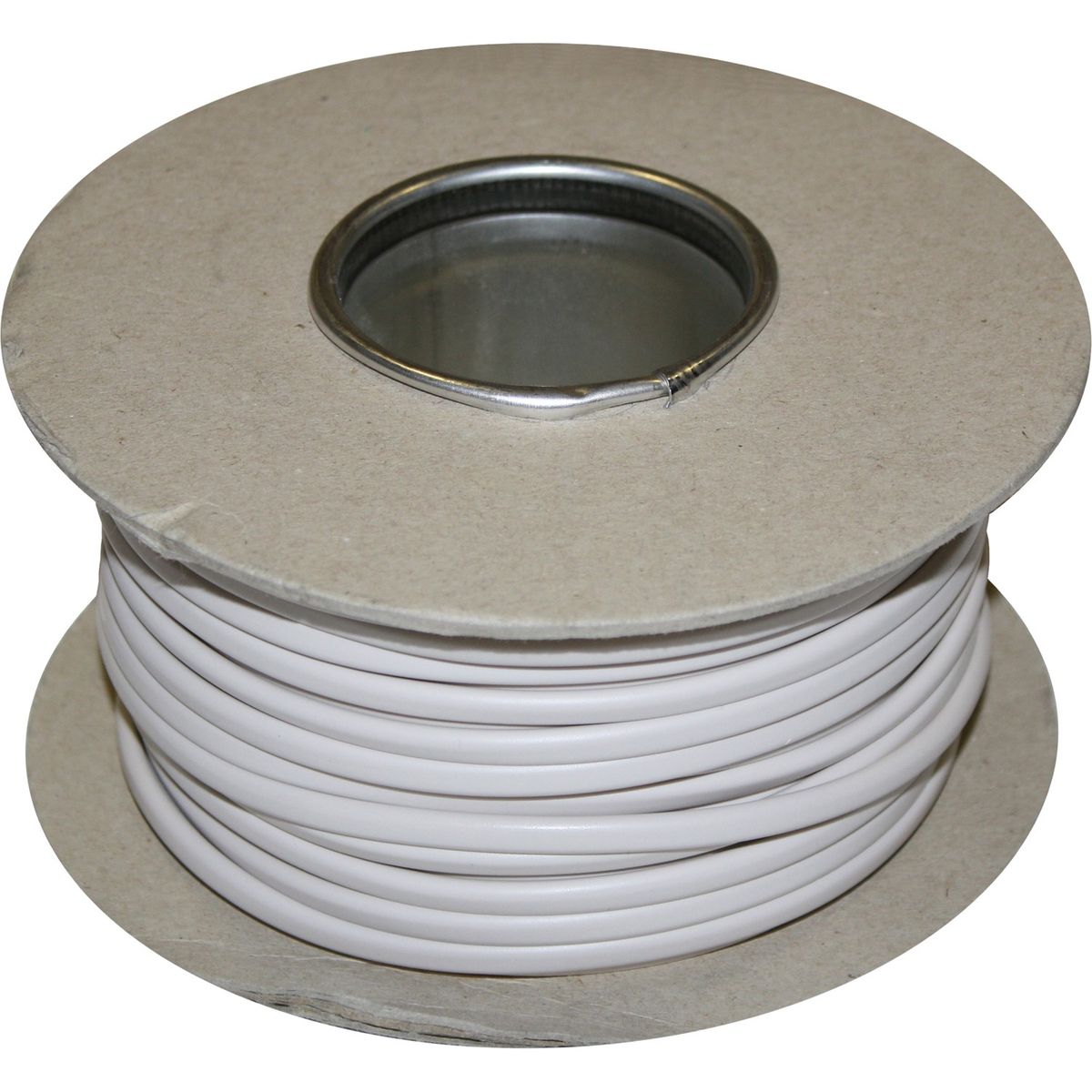 AMC Flat 2 Core 1mm² White Thin Wall Cable (30m) 8-00833-W