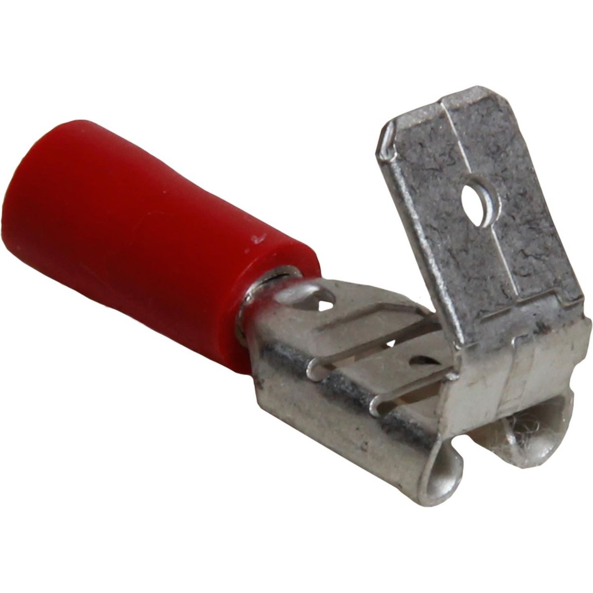 AMC Red Male/Female Piggyback Terminal (6.3mm x 0.8mm / 50 Pack)