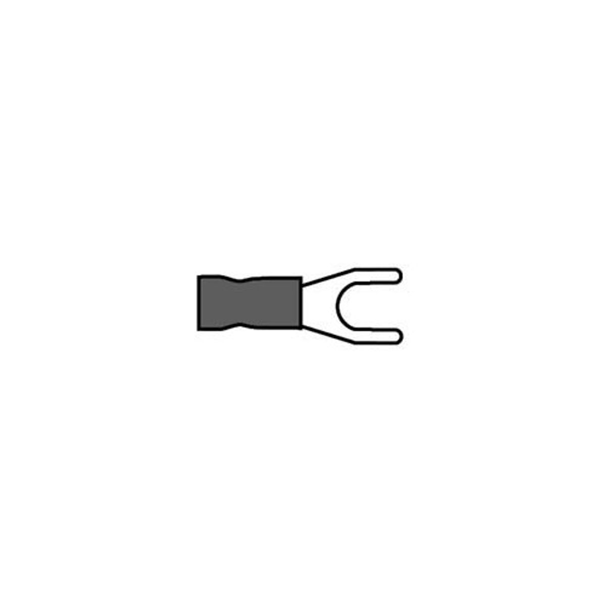 AMC Blue Fork Terminal (5.3mm Wide / 50 Pack)